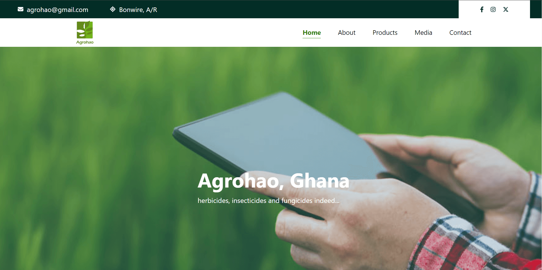 Agrohao Website