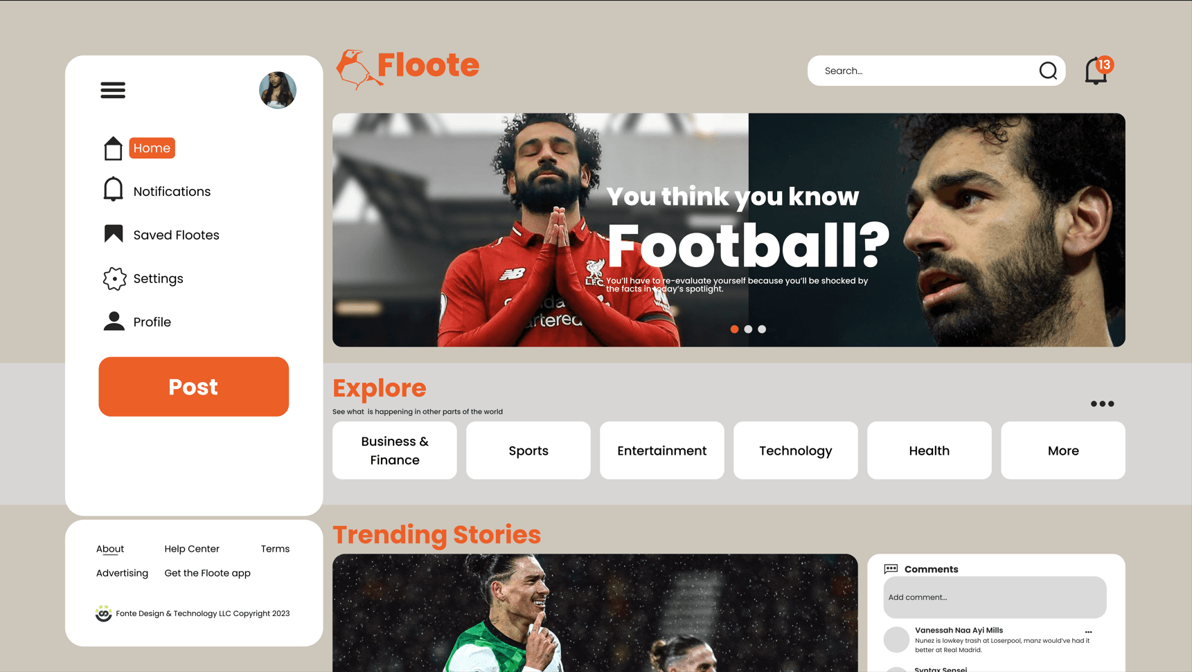 Floote Blog App